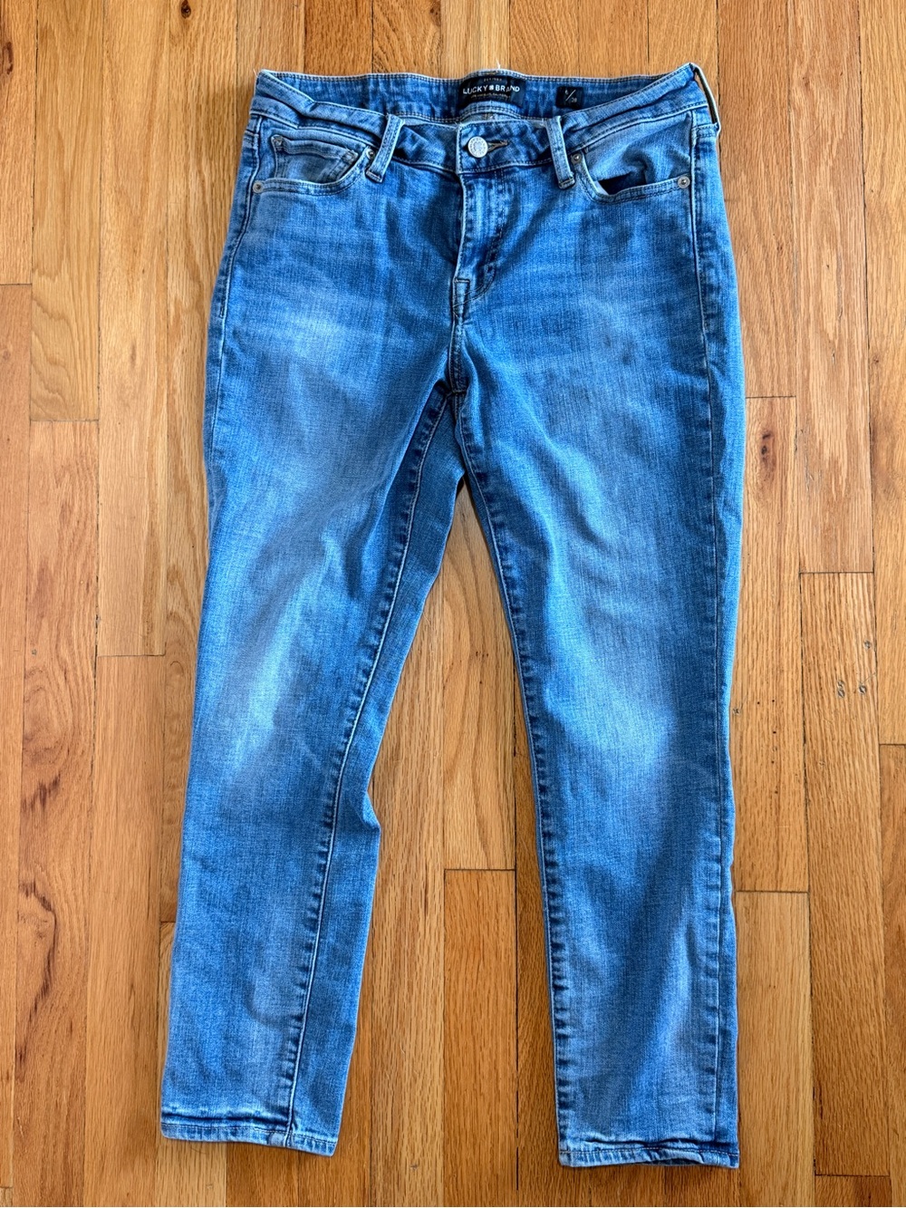 Lucky Brand Women's Medium Blue Skinny Jeans